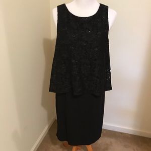J. Howard Black Sequin Dress